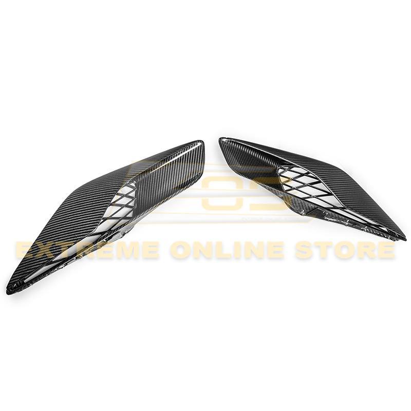 Corvette C7 DRY CARBON FIBER Rear Quarter Intake Vents