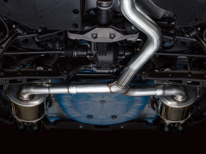 AWE Touring Edition Exhaust for VB Subaru WRX - Diamond Black Tips