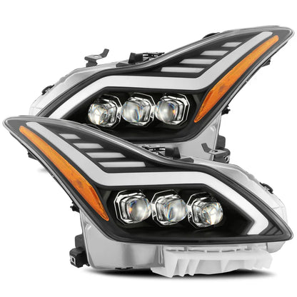 AlphaRex (NOVA-Series) 2008-2013 Infiniti G37 Coupe/2014-2015 Q60 Coupe LED Projector Headlights G2 - Black