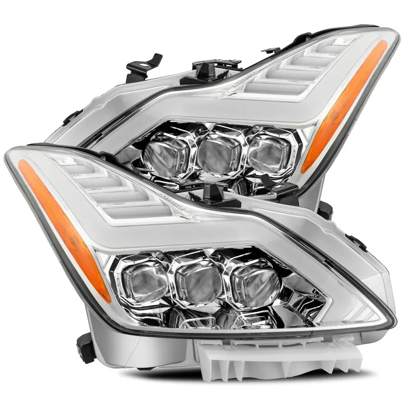 AlphaRex (NOVA-Series) 2008-2013 Infiniti G37 Coupe/2014-2015 Q60 Coupe LED Projector Headlights G2 - Chrome