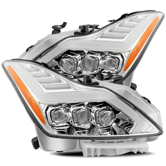 AlphaRex (NOVA-Series) 2008-2013 Infiniti G37 Coupe/2014-2015 Q60 Coupe LED Projector Headlights G2 - Chrome