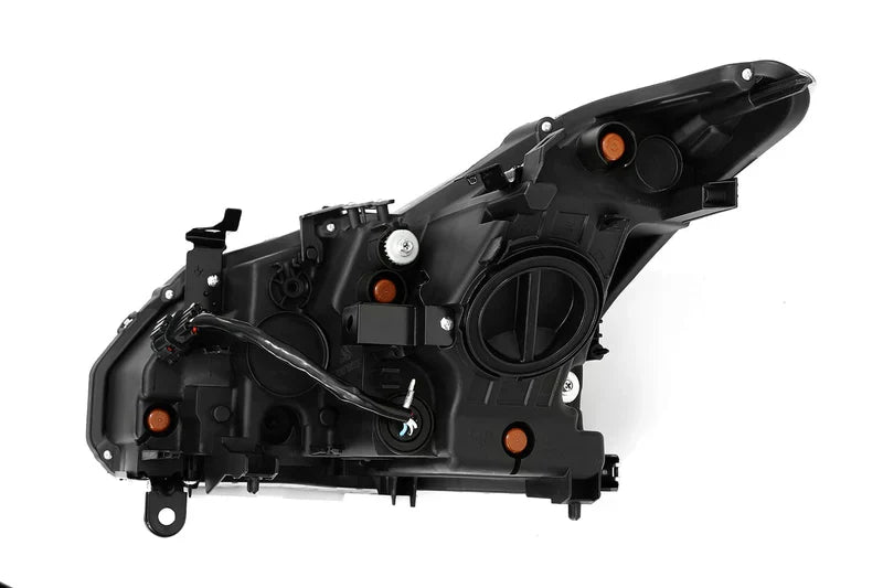 AlphaRex (NOVA-Series) 2008-2013 Infiniti G37 Coupe/2014-2015 Q60 Coupe LED Projector Headlights G2 - Jet Black