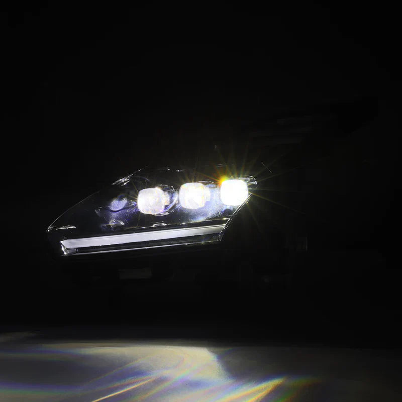 AlphaRex (NOVA-Series) 2009-2025 Nissan GT-R LED Projector Headlights - Alpha-Black