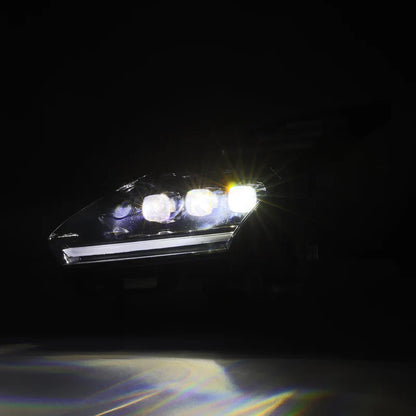 AlphaRex (NOVA-Series) 2009-2025 Nissan GT-R LED Projector Headlights - Alpha-Black