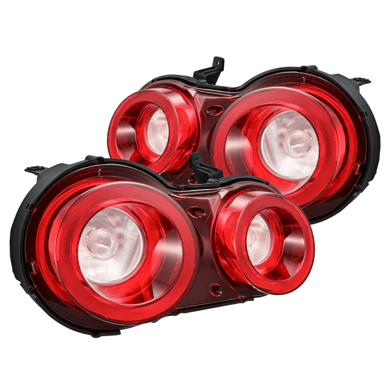 AlphaRex (NOVA-Series) 2009-2025 Nissan GT-R Prismatic LED Tail Lights - Red Clear