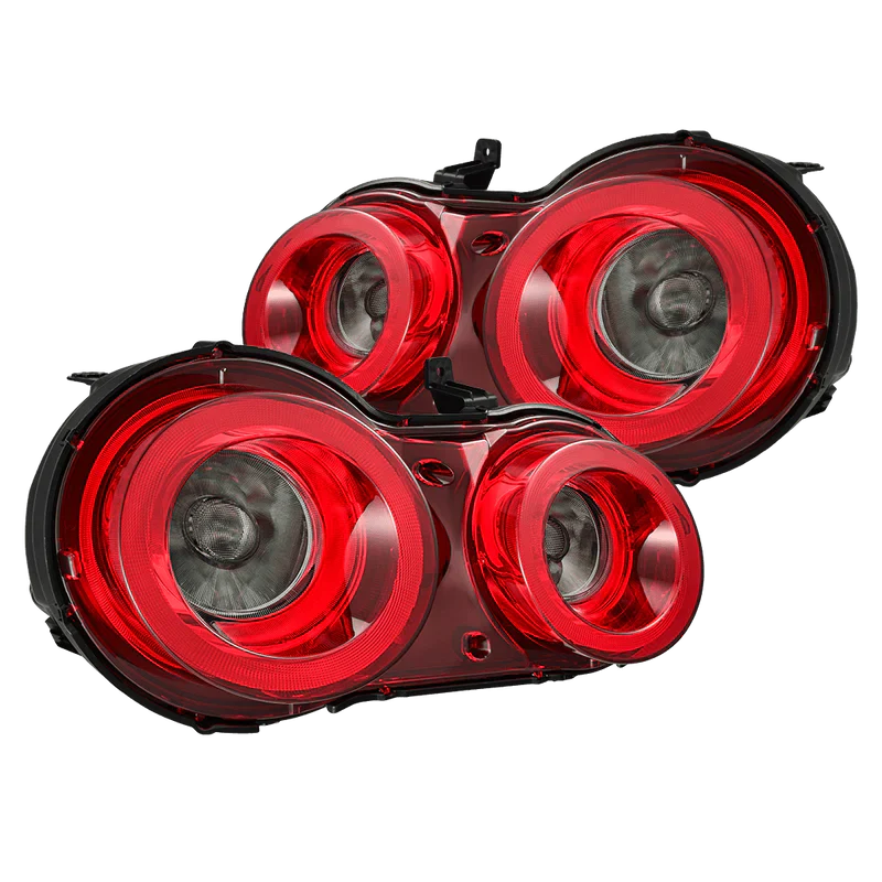 AlphaRex (NOVA-Series) 2009-2025 Nissan GT-R Prismatic LED Tail Lights - Red Smoke