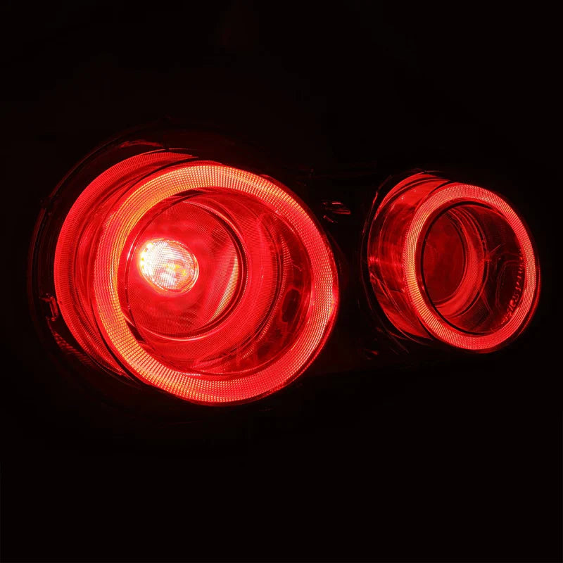 AlphaRex (NOVA-Series) 2009-2025 Nissan GT-R Prismatic LED Tail Lights - Red Smoke