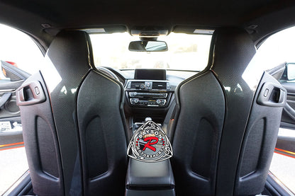 Add-On Seat Back Support Cover (Carbon Fiber) For 2015-2020 BMW M3 F80 / M4 F82 F83