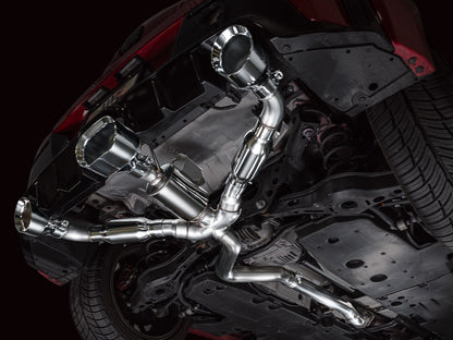 AWE Track Edition Exhaust for GR Corolla - Chrome Silver Tips