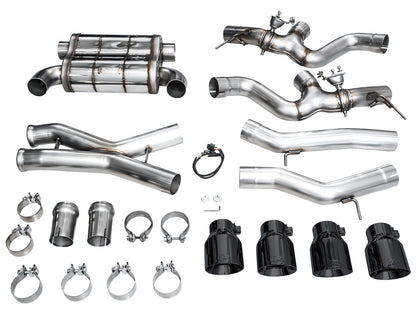 AWE SwitchPath™ Exhaust for BMW G87 M2 - Diamond Black Tips
