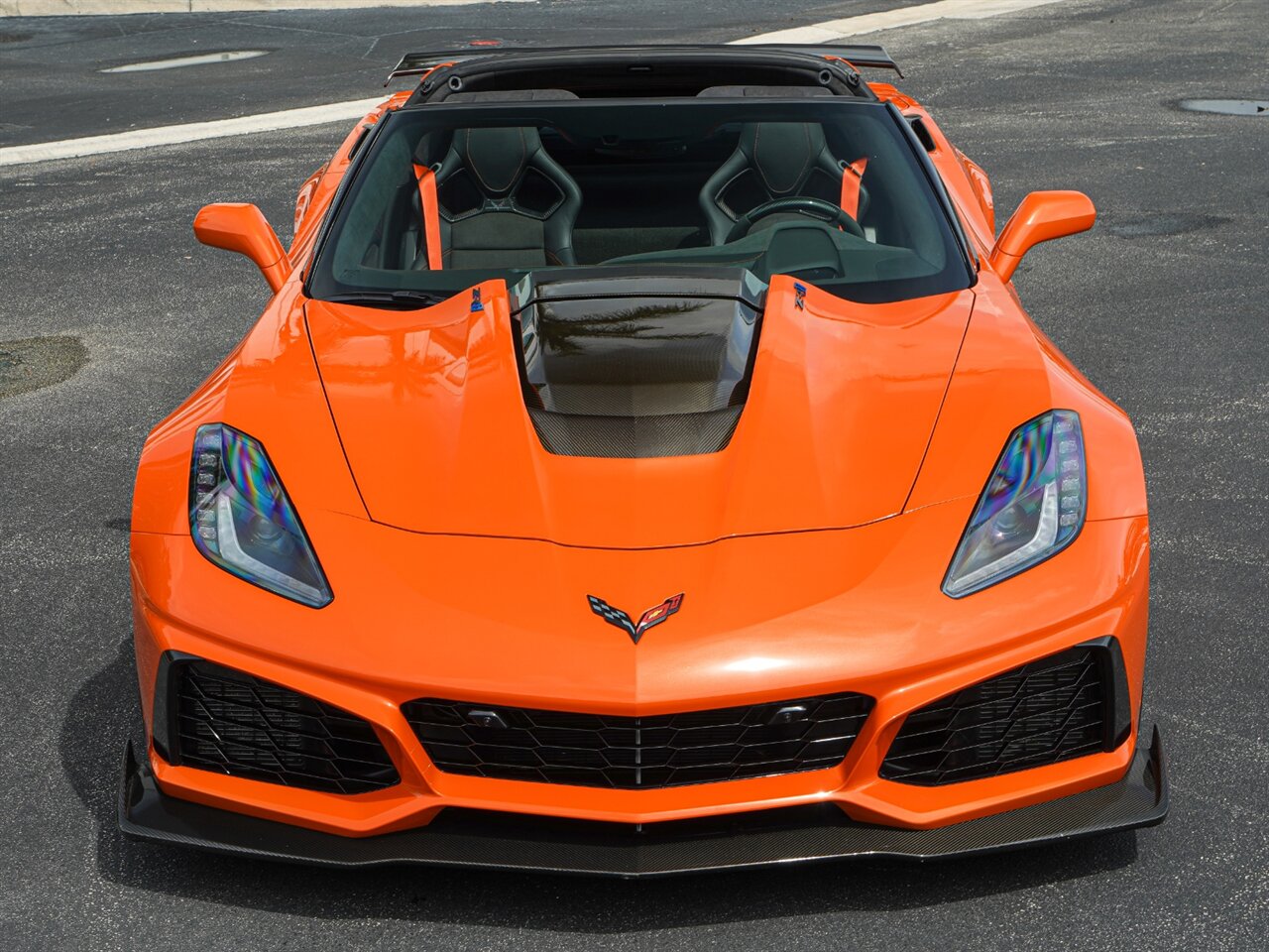 Chevrolet Corvette C7 ZR1 DRY CARBON FIBER Front Splitter