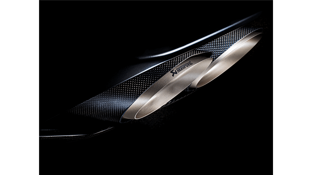 Akrapovic Huracan LP 610-4 Coupe / Spyder Slip-On Exhaust System w/ Carbon Tail Pipe Set (Titanium)