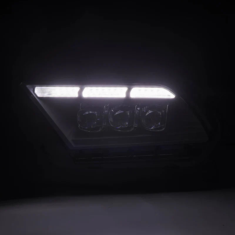 AlphaRex (NOVA-Series) 2010-2012 Ford Mustang LED Projector Headlights - Black