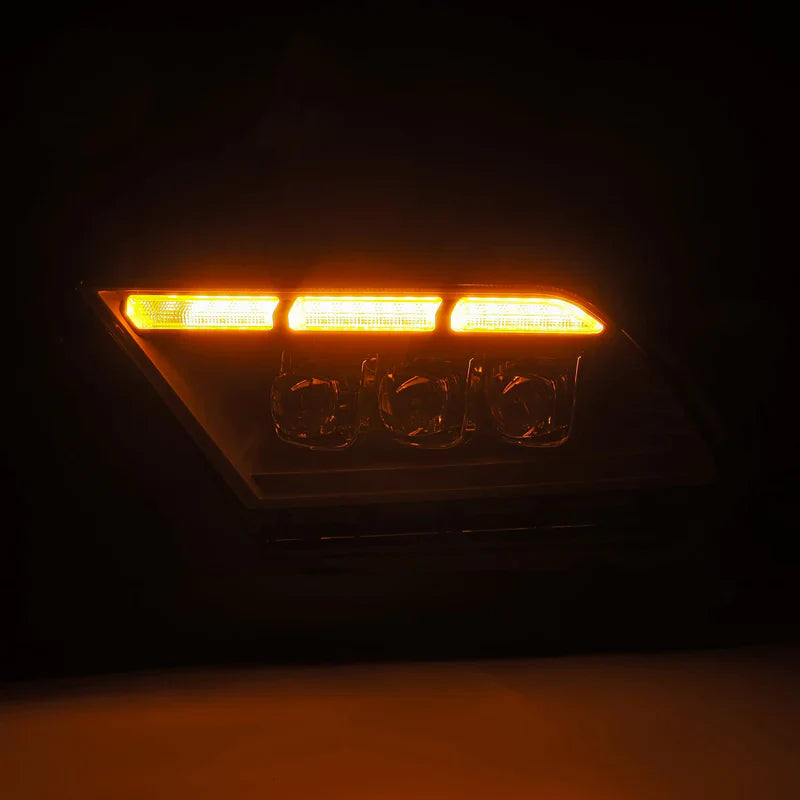 AlphaRex (NOVA-Series) 2010-2012 Ford Mustang LED Projector Headlights - Black