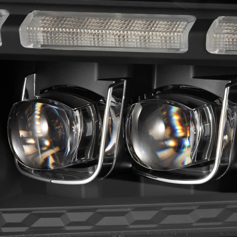 AlphaRex (NOVA-Series) 2010-2012 Ford Mustang LED Projector Headlights - Black