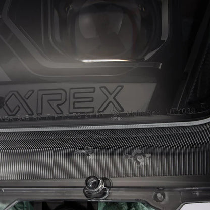AlphaRex (LUXX-Series) 2010-2013 Toyota 4Runner LED Projector Headlights - Jet Black
