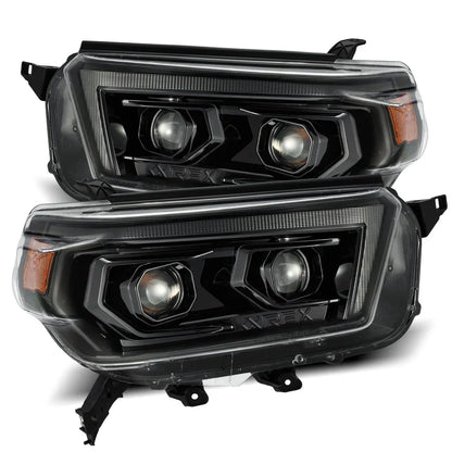 AlphaRex (LUXX-Series) 2010-2013 Toyota 4Runner LED Projector Headlights - Jet Black