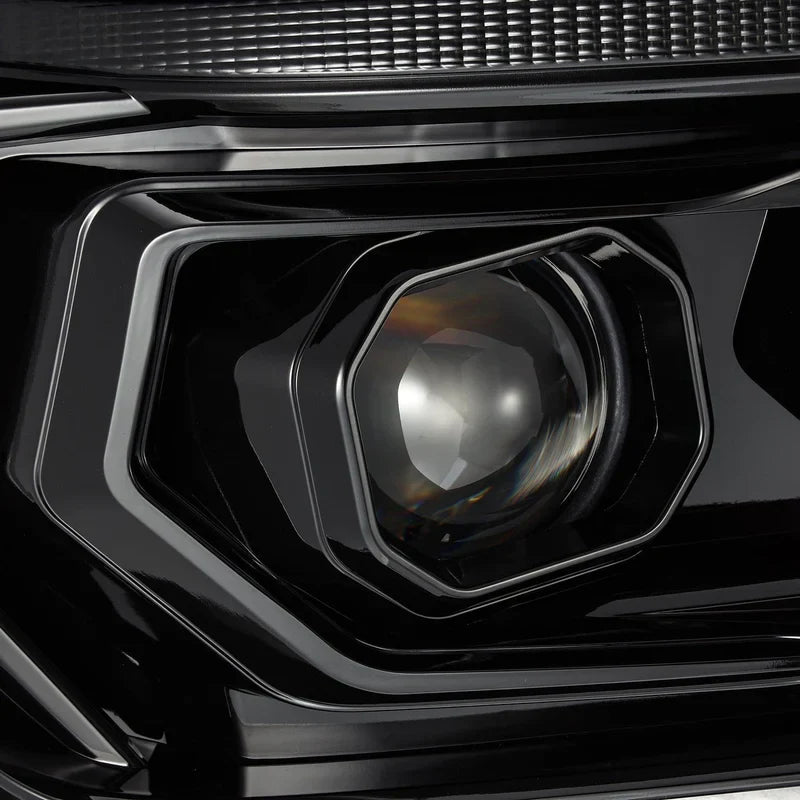 AlphaRex (LUXX-Series) 2010-2013 Toyota 4Runner LED Projector Headlights - Jet Black