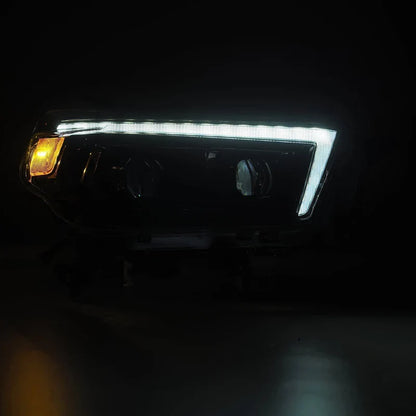 AlphaRex (LUXX-Series) 2010-2013 Toyota 4Runner LED Projector Headlights - Jet Black