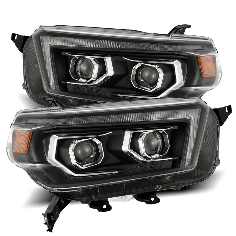 AlphaRex (LUXX-Series) 2010-2013 Toyota 4Runner LED Projector Headlights - Black