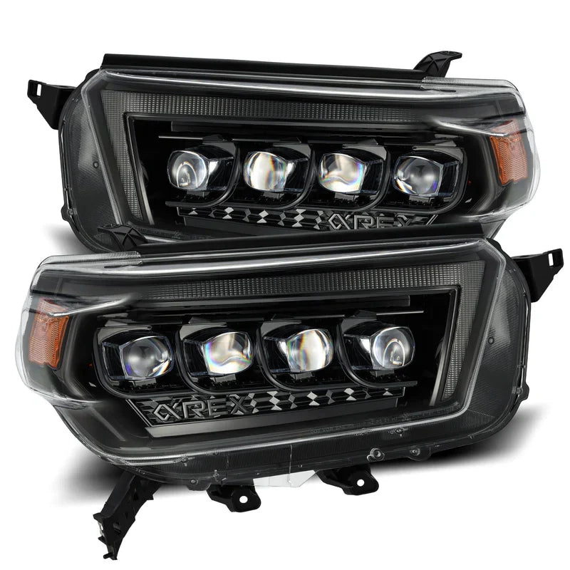 AlphaRex (NOVA-Series) 2010-2013 Toyota 4Runner LED Projector Headlights - Alpha-Black