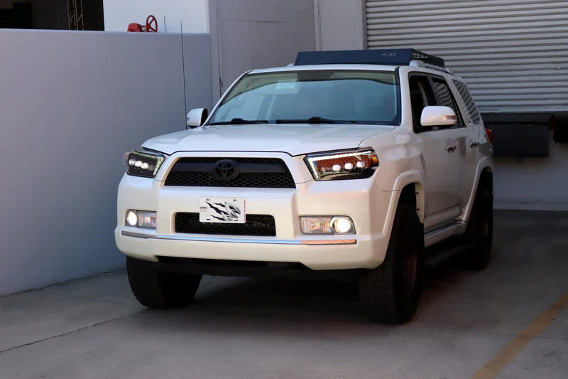 AlphaRex (NOVA-Series) 2010-2013 Toyota 4Runner LED Projector Headlights - Alpha-Black