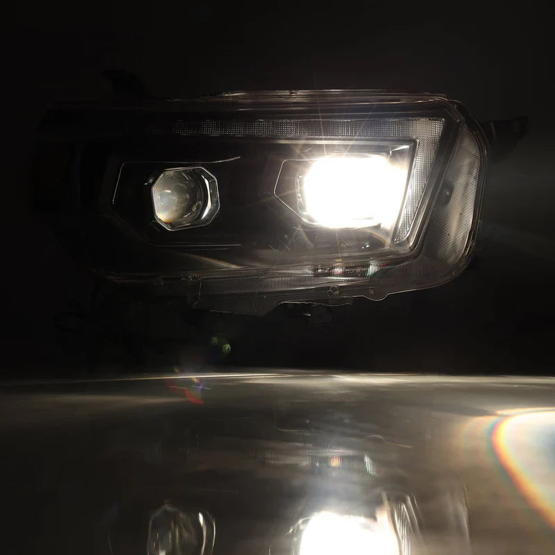 AlphaRex (PRO-Series) 2010-2013 Toyota 4Runner Halogen Projector Headlights - Alpha-Black
