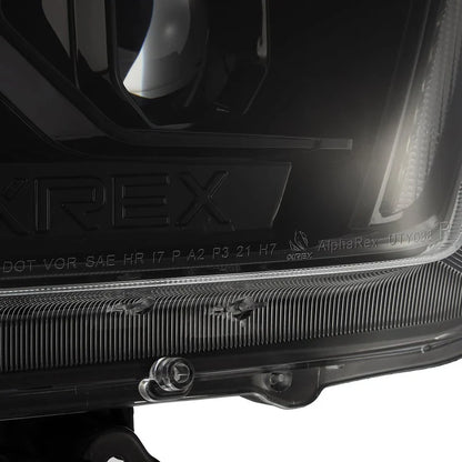 AlphaRex (PRO-Series) 2010-2013 Toyota 4Runner Halogen Projector Headlights - Alpha-Black