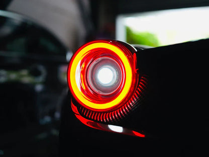 AlphaRex (NOVA-Series) 2010-2015 Ferrari 458 Italia Prismatic LED Tail LIghts - Red Clear