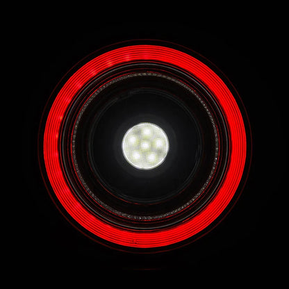 AlphaRex (NOVA-Series) 2010-2015 Ferrari 458 Italia Prismatic LED Tail LIghts - Red Clear