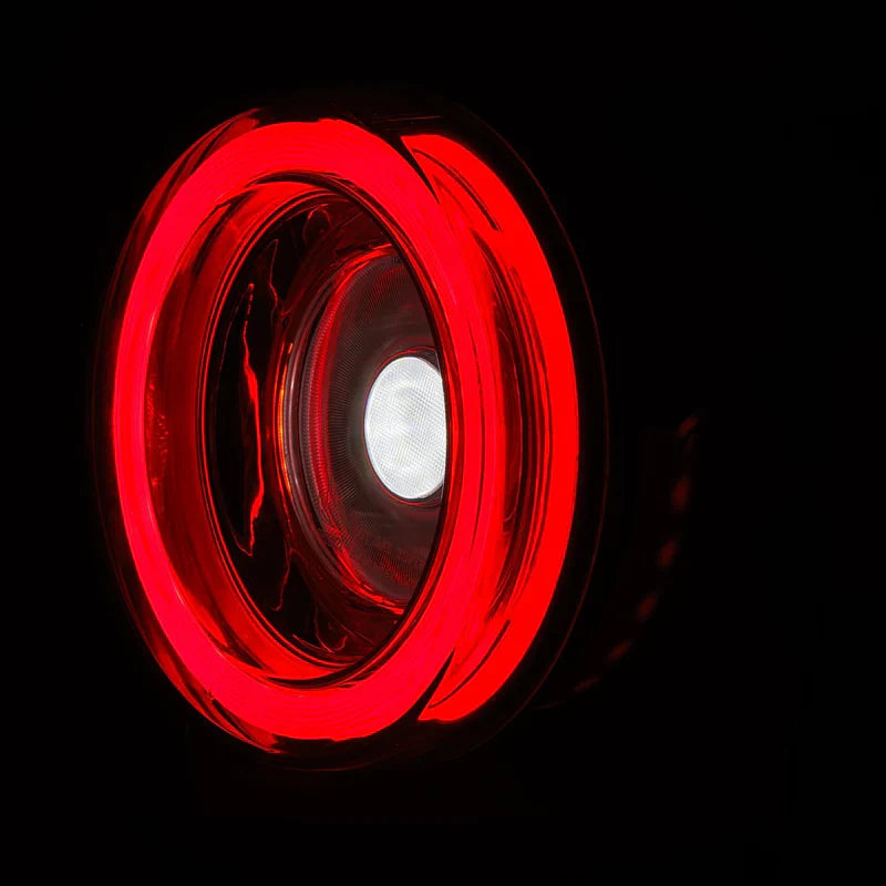 AlphaRex (NOVA-Series) 2010-2015 Ferrari 458 Italia Prismatic LED Tail LIghts - Red Clear