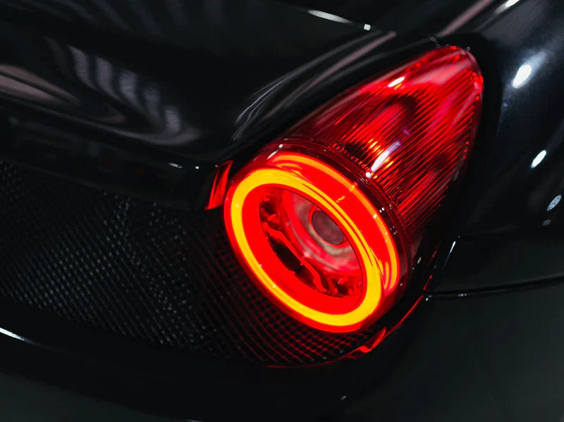 AlphaRex (NOVA-Series) 2010-2015 Ferrari 458 Italia Prismatic LED Tail LIghts - Red Smoke