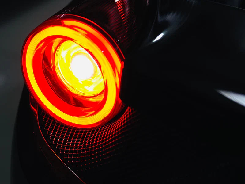 AlphaRex (NOVA-Series) 2010-2015 Ferrari 458 Italia Prismatic LED Tail LIghts - Smoke