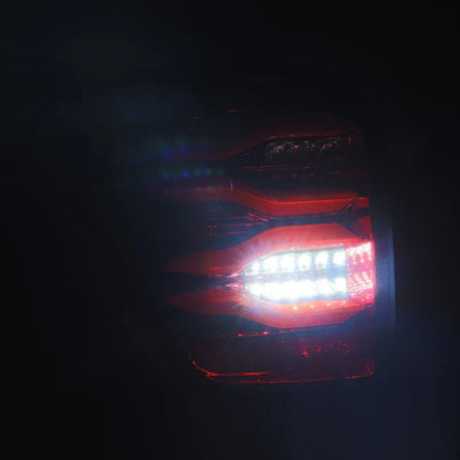 AlphaRex (PRO-Series) 2010-2024 Toyota 4Runner LED Tail Lights - Jet Black