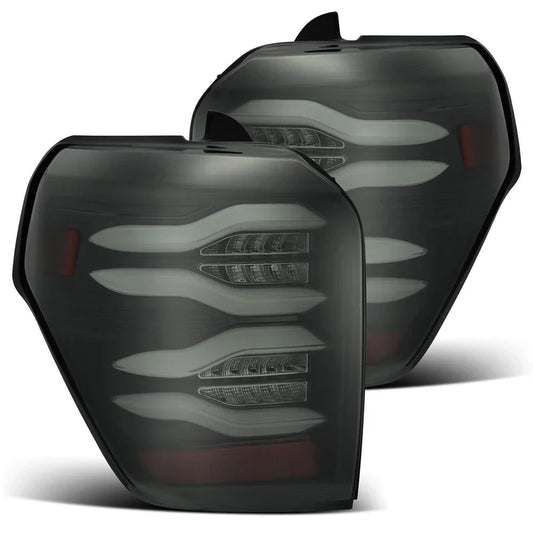 AlphaRex (PRO-Series) 2010-2024 Toyota 4Runner LED Tail Lights - Jet Black