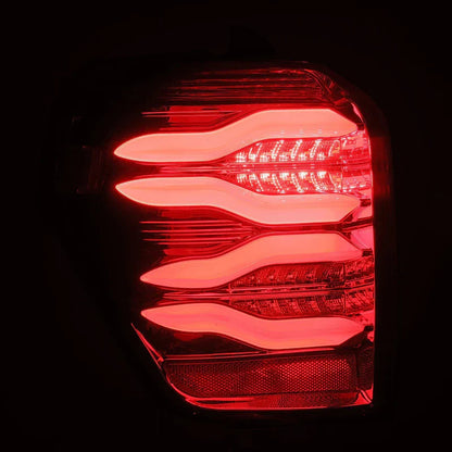 AlphaRex (PRO-Series) 2010-2024 Toyota 4Runner LED Tail Lights - Jet Black
