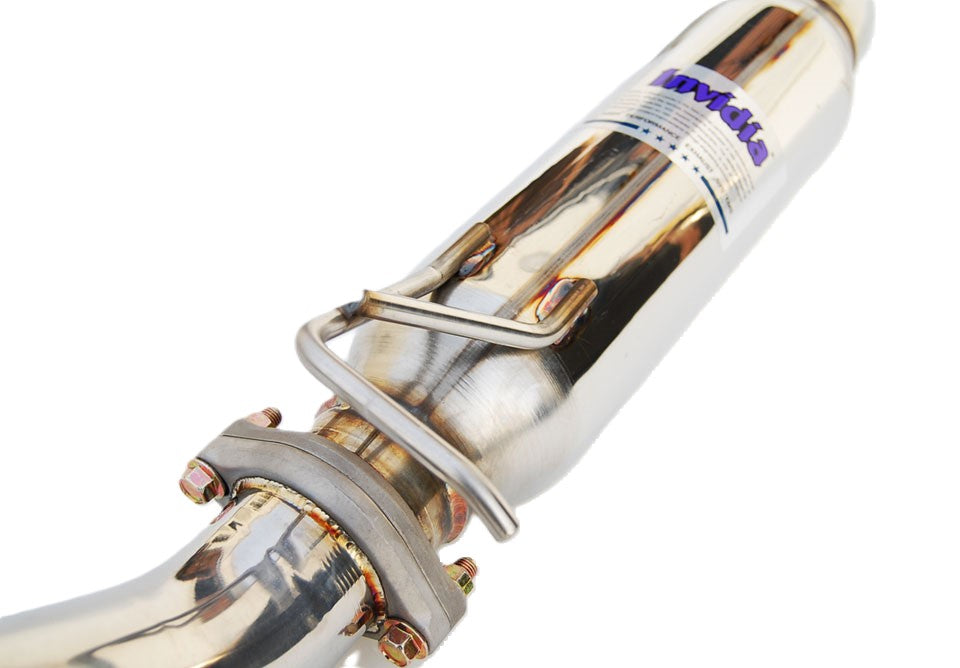 Invidia 12-16 Honda Civic Si Coupe N1 70mm Titanium tip Cat-back Exhaust