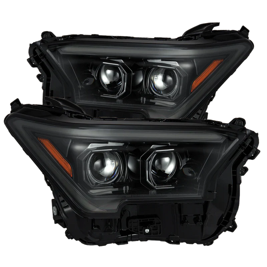 AlphaRex (LUXX-Series) 2024-2025 Toyota Tacoma/2025 Toyota 4Runner LED Projector Headlights - Alpha-Black