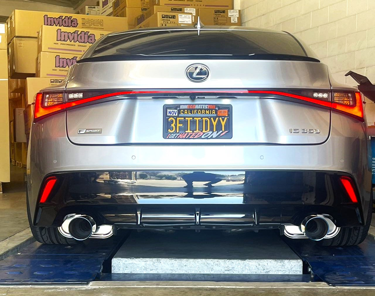 Invidia 13-Up Lexus IS250/350 V6 Titanium Tip Axle-back Exhaust