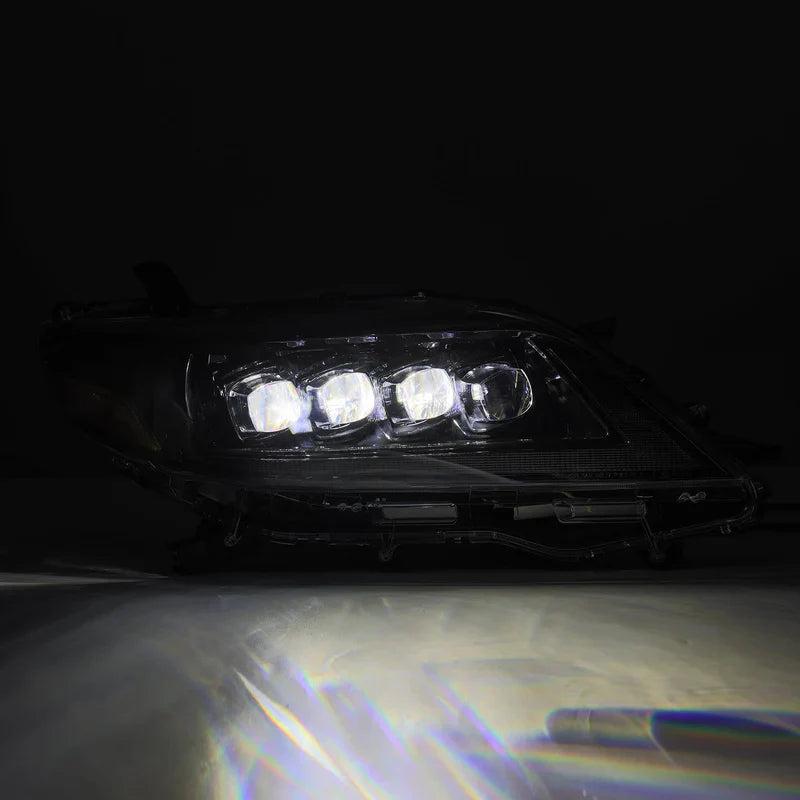 AlphaRex (NOVA-Series) 2011-2020 Toyota Sienna LED Projector Headlights - Alpha-Black
