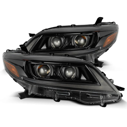 AlphaRex (LUXX-Series) 2011-2020 Toyota Sienna LED Projector Headlights - Alpha-Black
