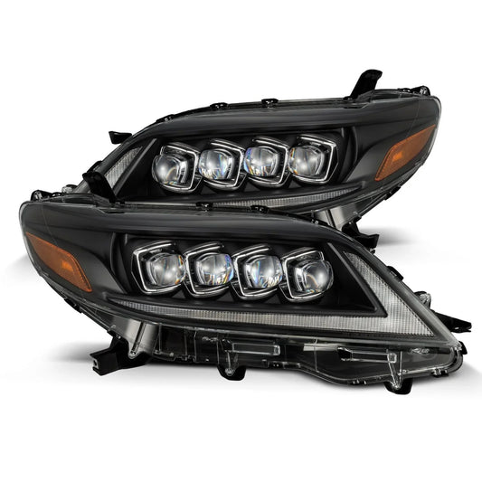 AlphaRex (NOVA-Series) 2011-2020 Toyota Sienna LED Projector Headlights - Black