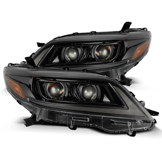 AlphaRex (PRO-Series) 2011-2020 Toyota Sienna Halogen Projector Headlights - Alpha-Black