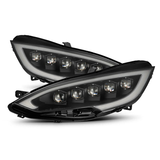 AlphaRex (NOVA-Series) 2012-2021 Tesla Model S LED Projector Headlights - Black