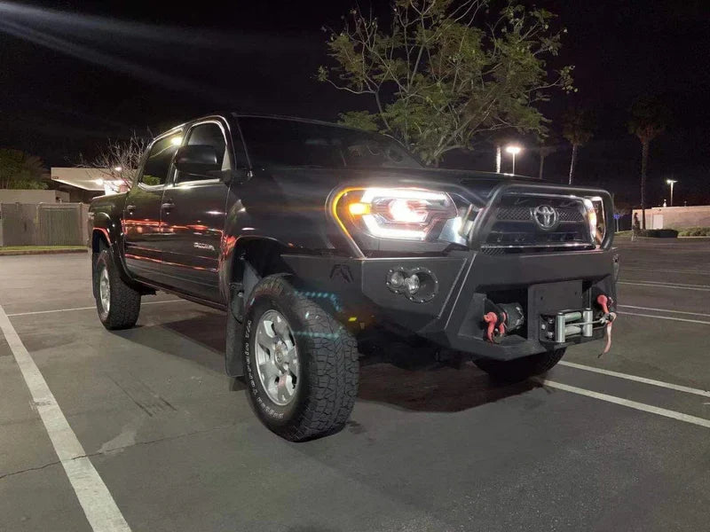 AlphaRex (LUXX-Series) 2012-2015 Toyota Tacoma LED Projector Headlights - Black