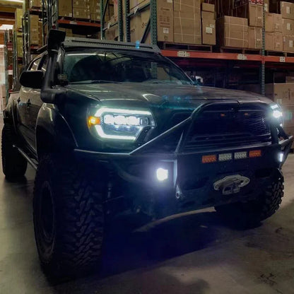 AlphaRex (NOVA-Series) 2012-2015 Toyota Tacoma LED Projector Headlights - Alpha-Black