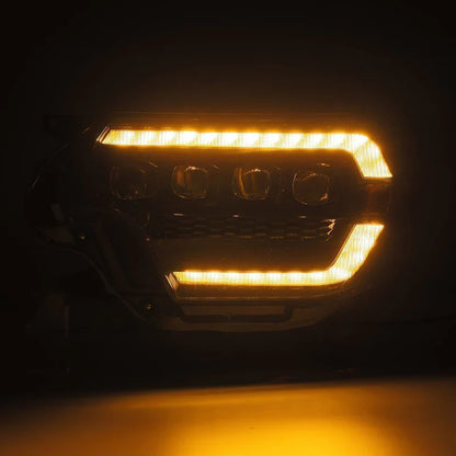 AlphaRex (NOVA-Series) 2012-2015 Toyota Tacoma LED Projector Headlights - Alpha-Black