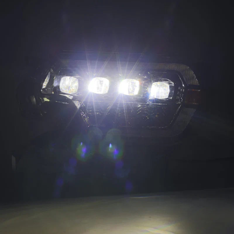 AlphaRex (NOVA-Series) 2012-2015 Toyota Tacoma LED Projector Headlights - Alpha-Black