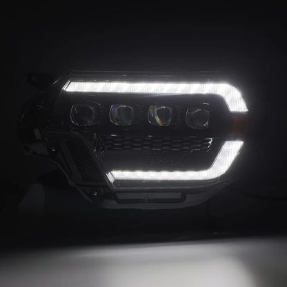 AlphaRex (NOVA-Series) 2012-2015 Toyota Tacoma LED Projector Headlights - Black