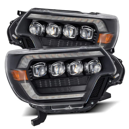 AlphaRex (NOVA-Series) 2012-2015 Toyota Tacoma LED Projector Headlights - Black